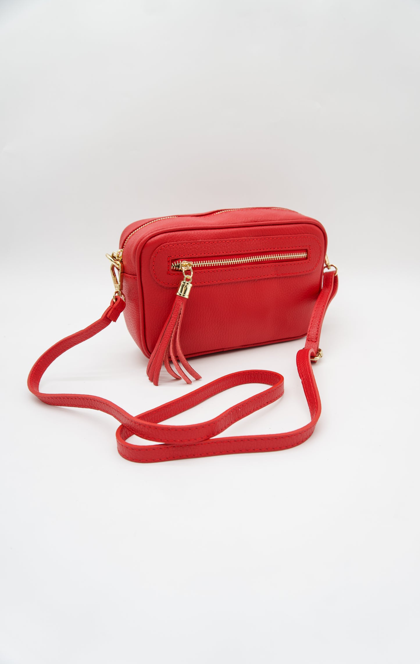 Cecilia Italian Leather Camera Bag