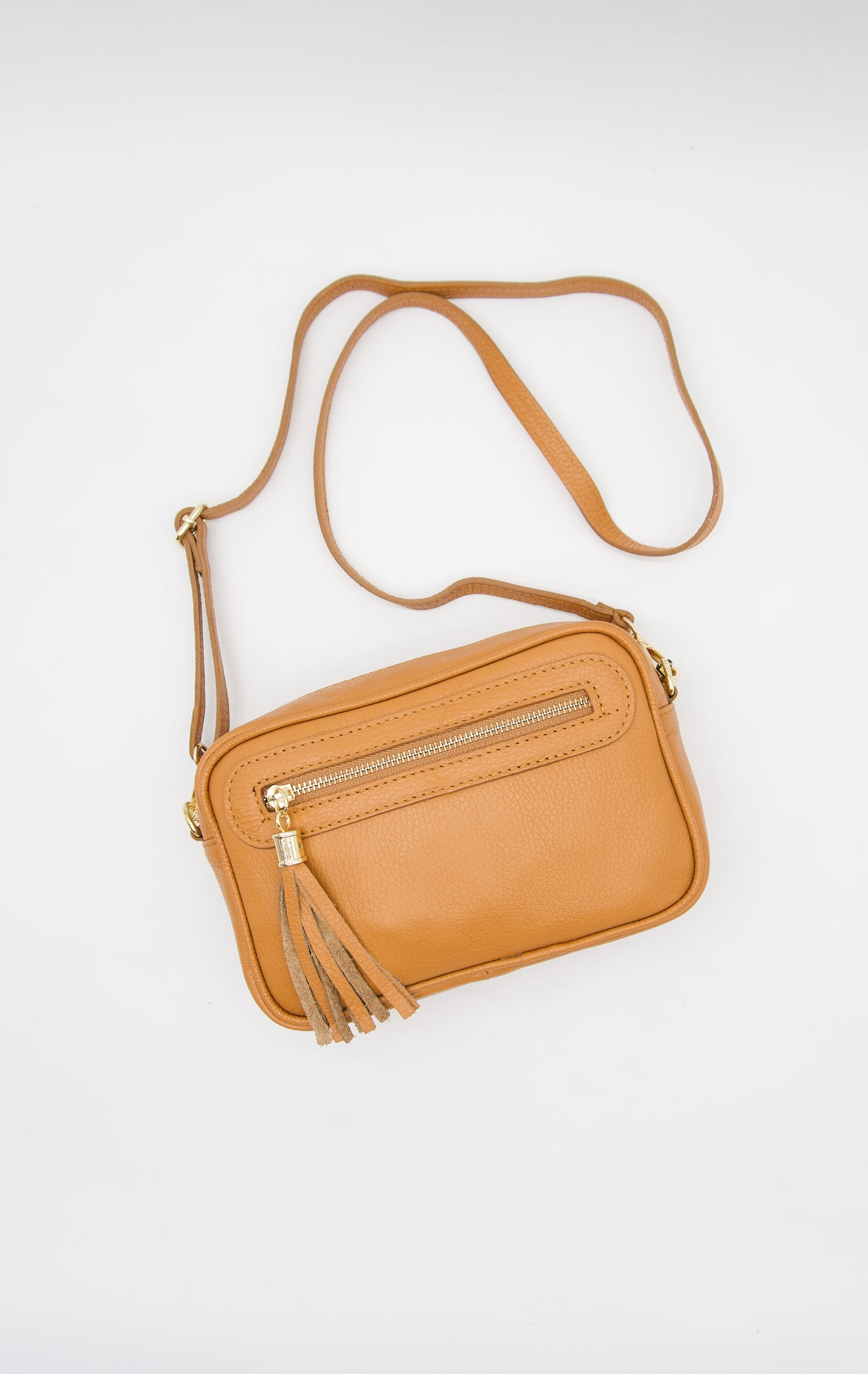 Cecilia Italian Leather Camera Bag