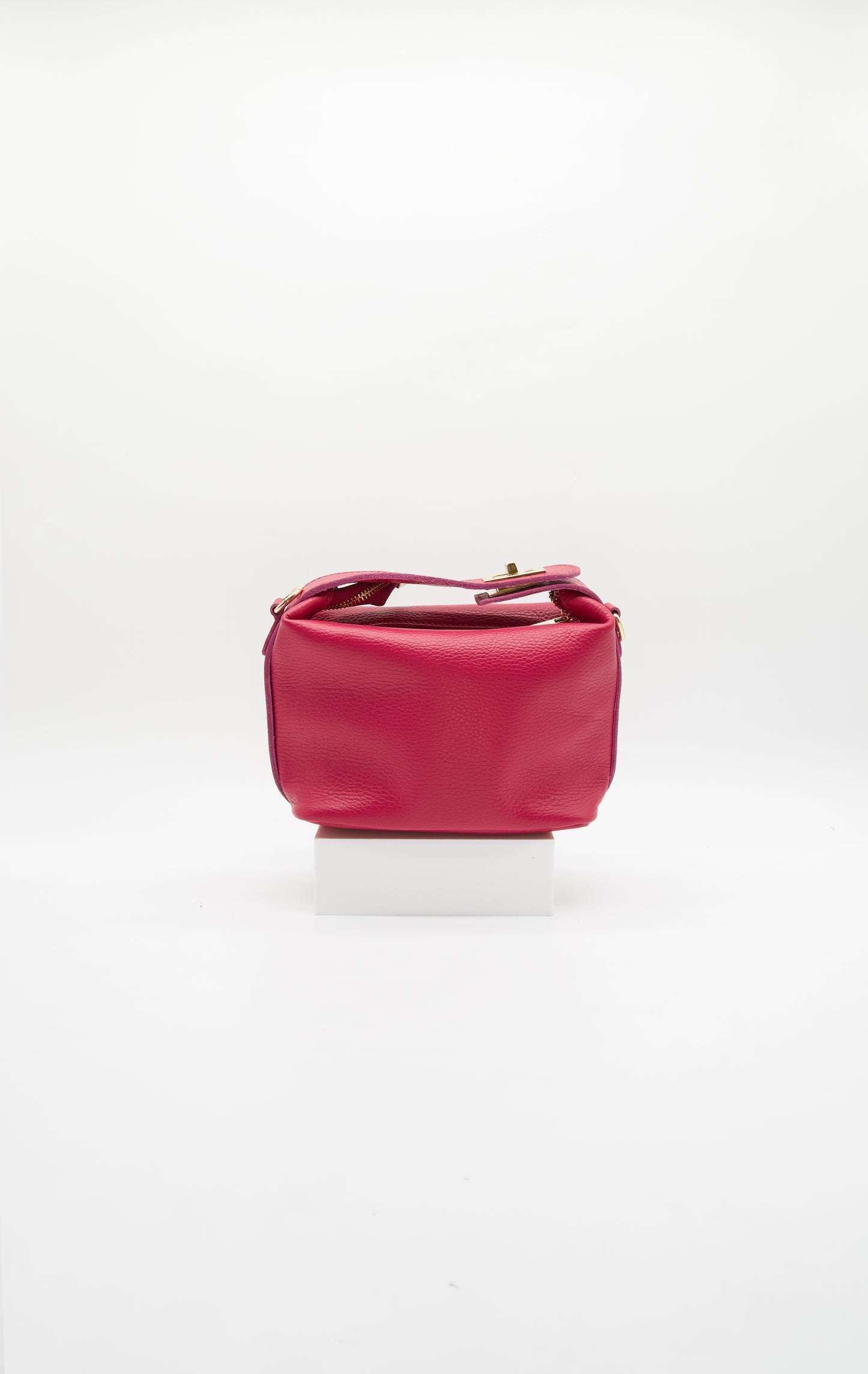 Zara Top Handle Leather Handbag