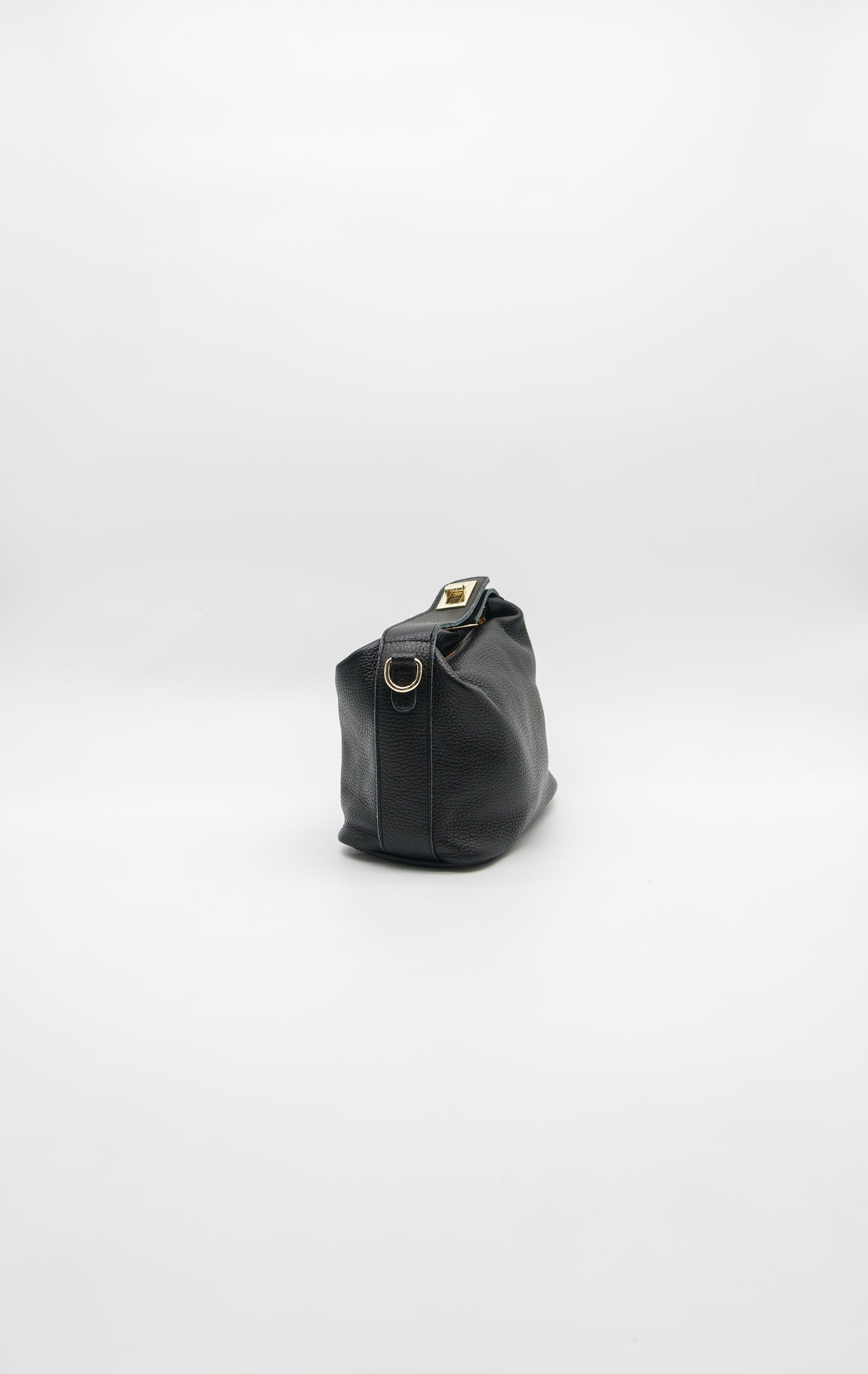 Zara Top Handle Leather Handbag