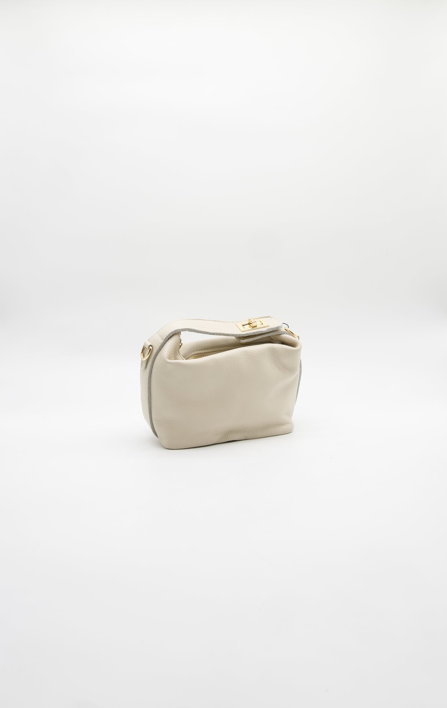 Zara Top Handle Leather Handbag