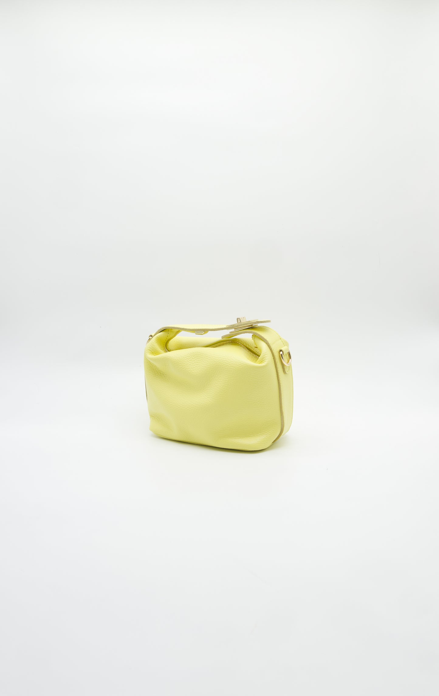 Zara Top Handle Leather Handbag