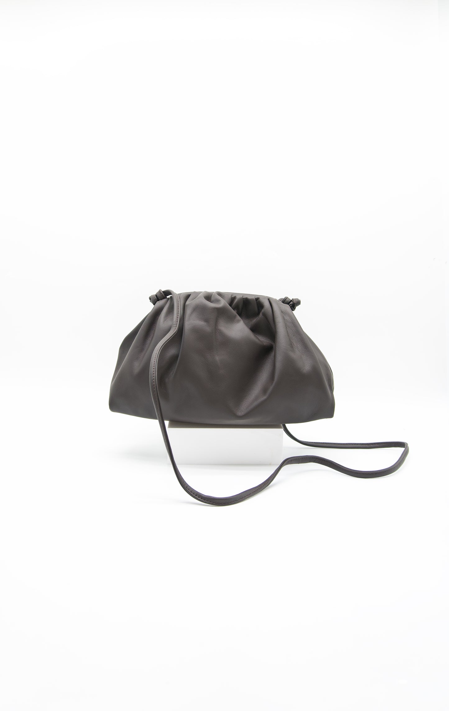 Miliana Italian Leather Pouch Crossbody Bag