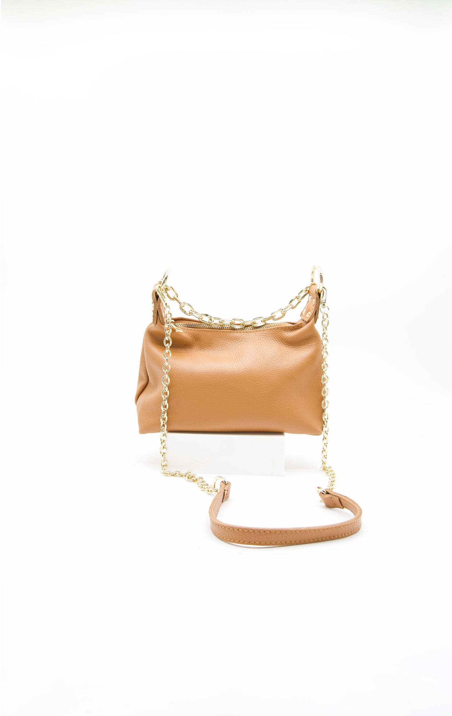 Luna Convertible Soft Italian Leather Ring Bag