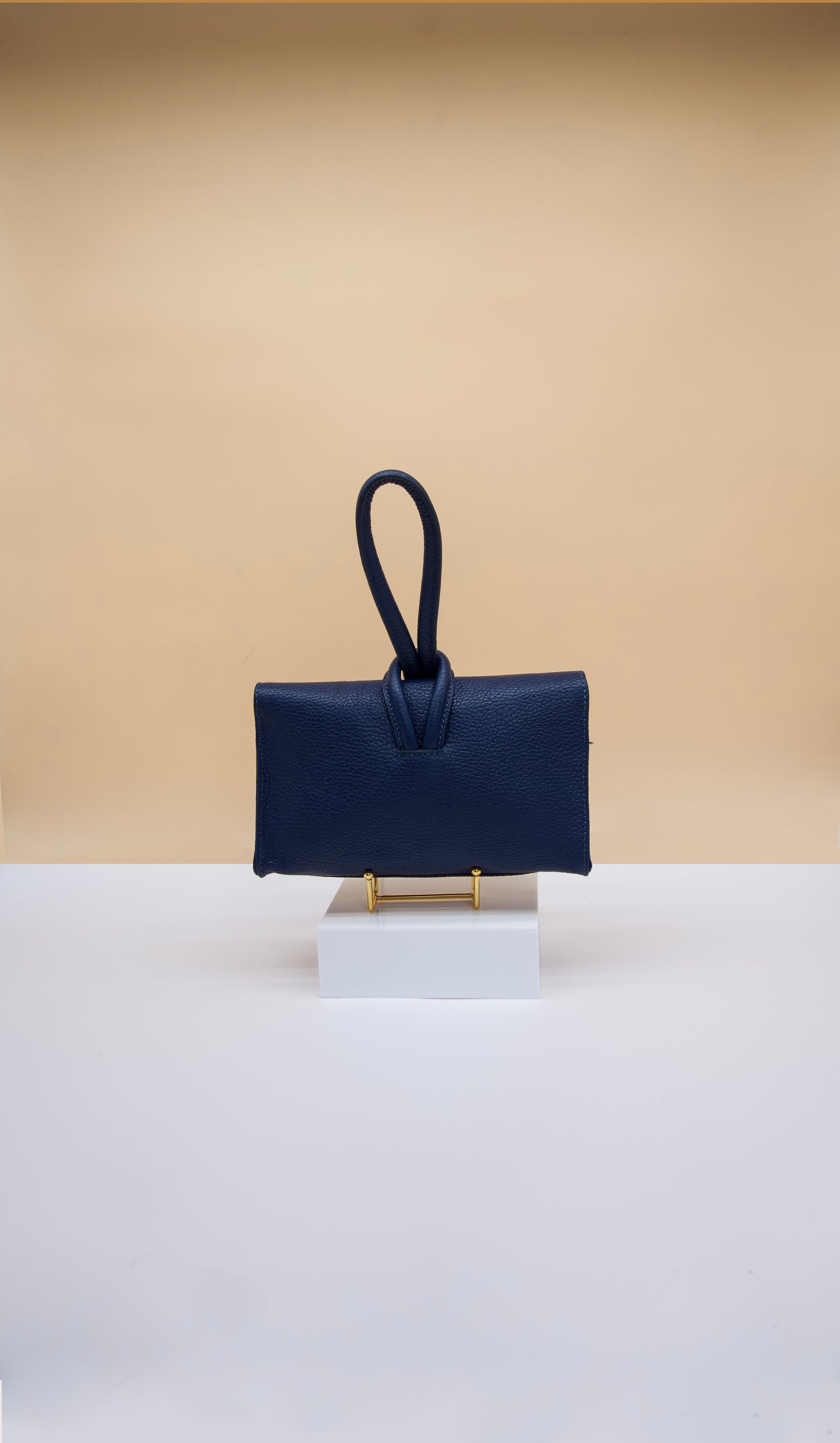 Giselle Top Handle Leather Clutch