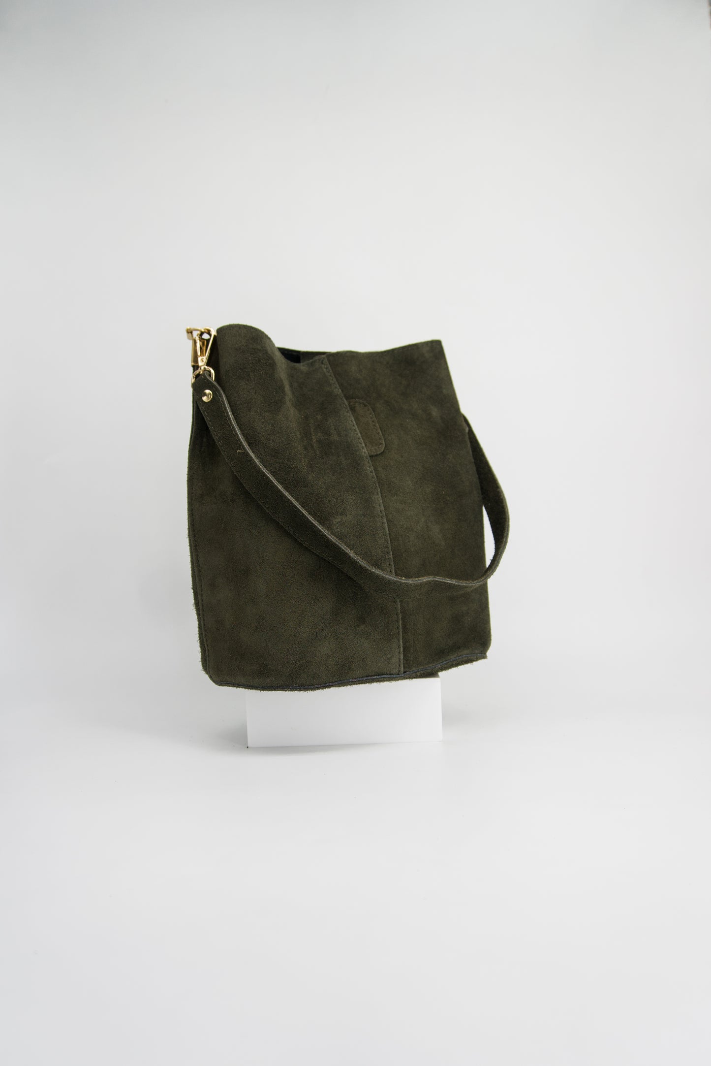 Viviana Suede Bucket Bag