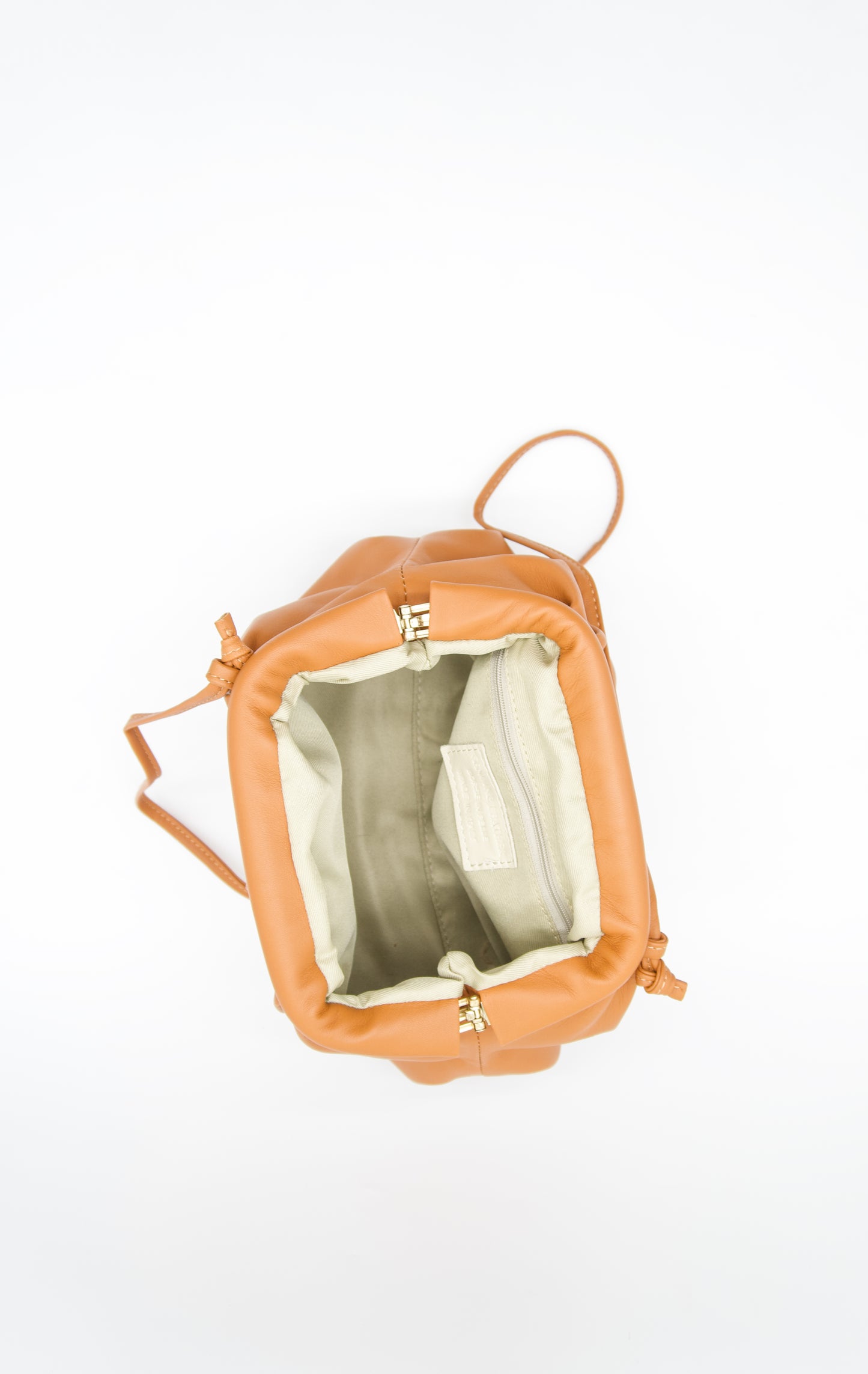 Miliana Italian Leather Pouch Crossbody Bag