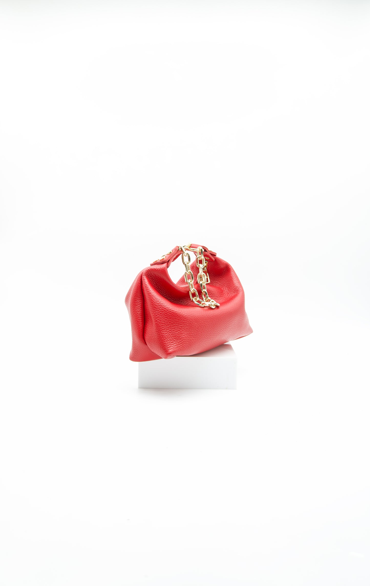 Luna Convertible Soft Italian Leather Ring Bag