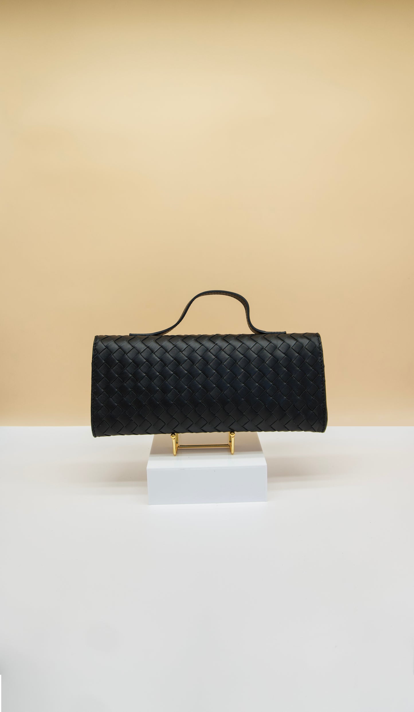 Stella East West Bag in Quilted Italian Leather