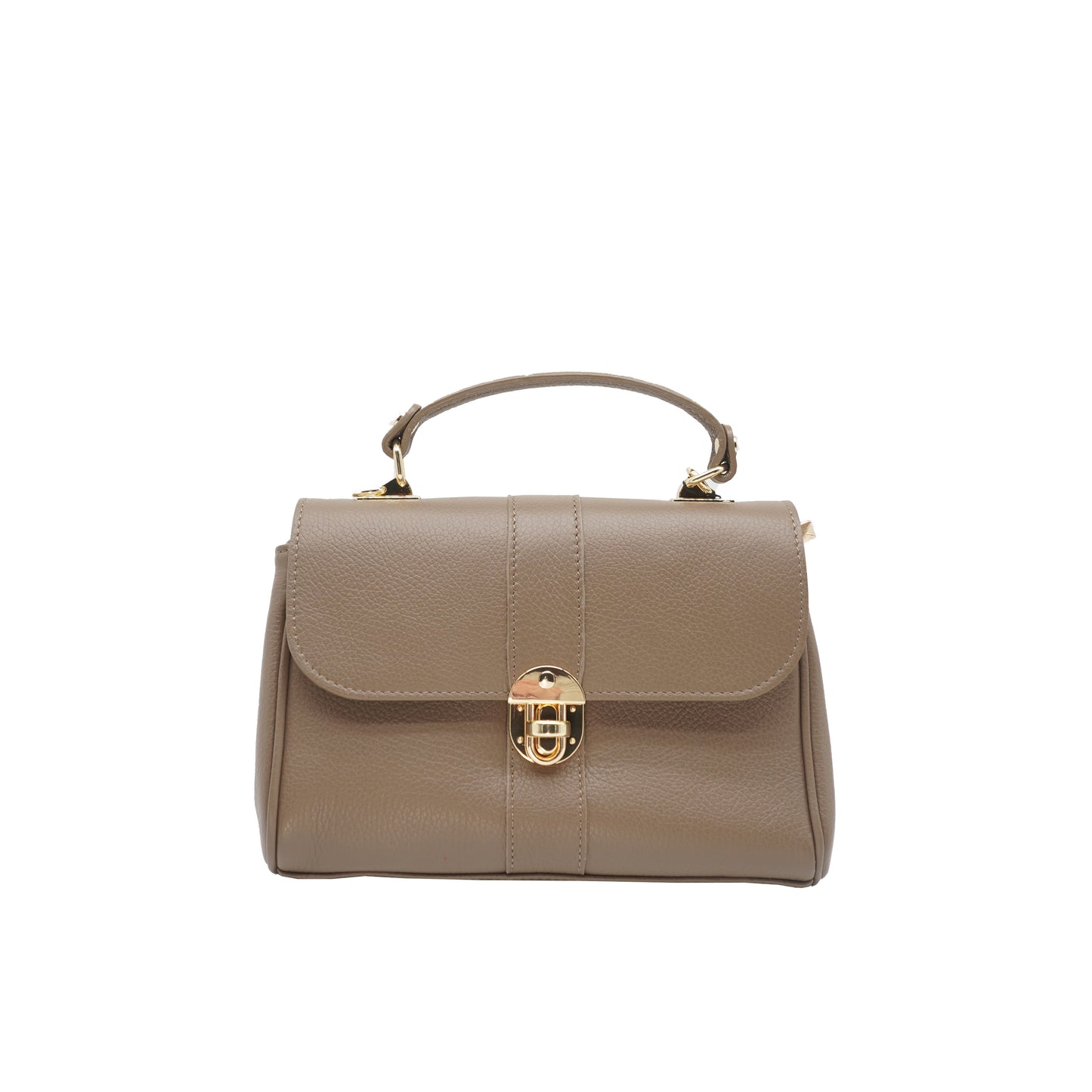 Val Structured Top Handle Handbag