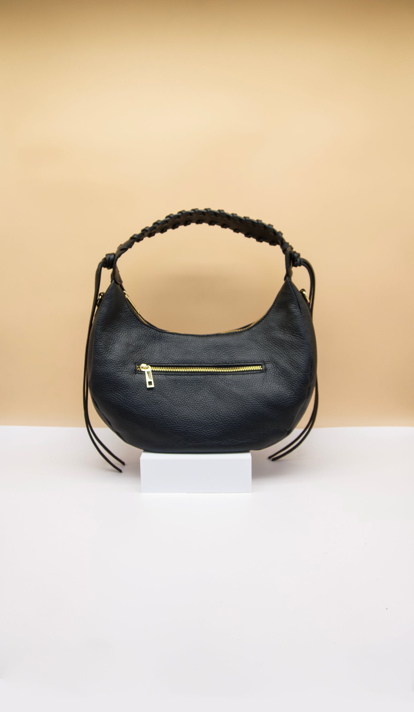 Winnie Whipstitch Hobo Italian Leather Bag