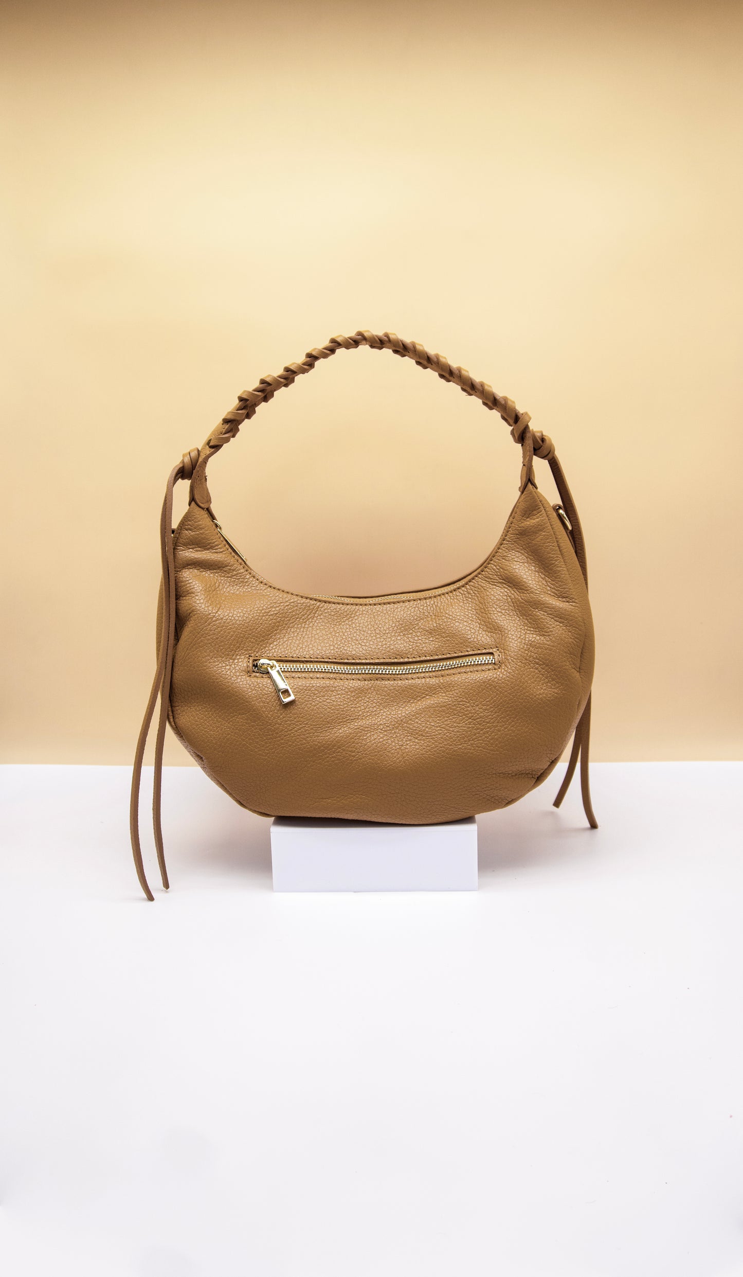 Winnie Whipstitch Hobo Italian Leather Bag
