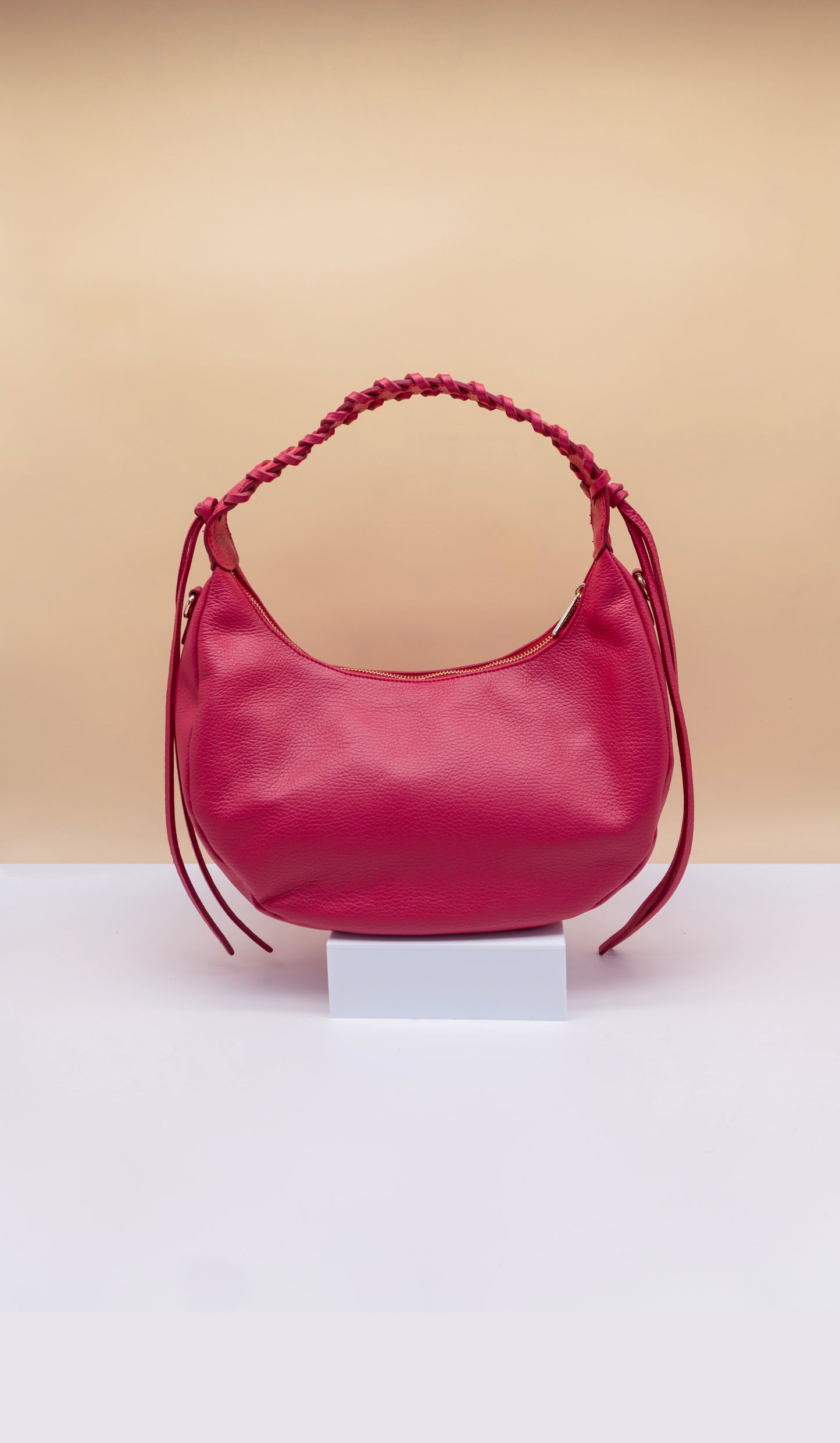 Winnie Whipstitch Hobo Italian Leather Bag