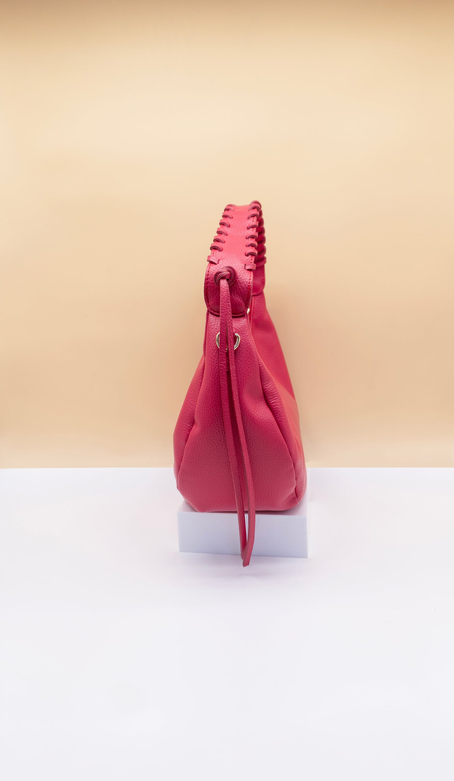 Winnie Whipstitch Hobo Italian Leather Bag