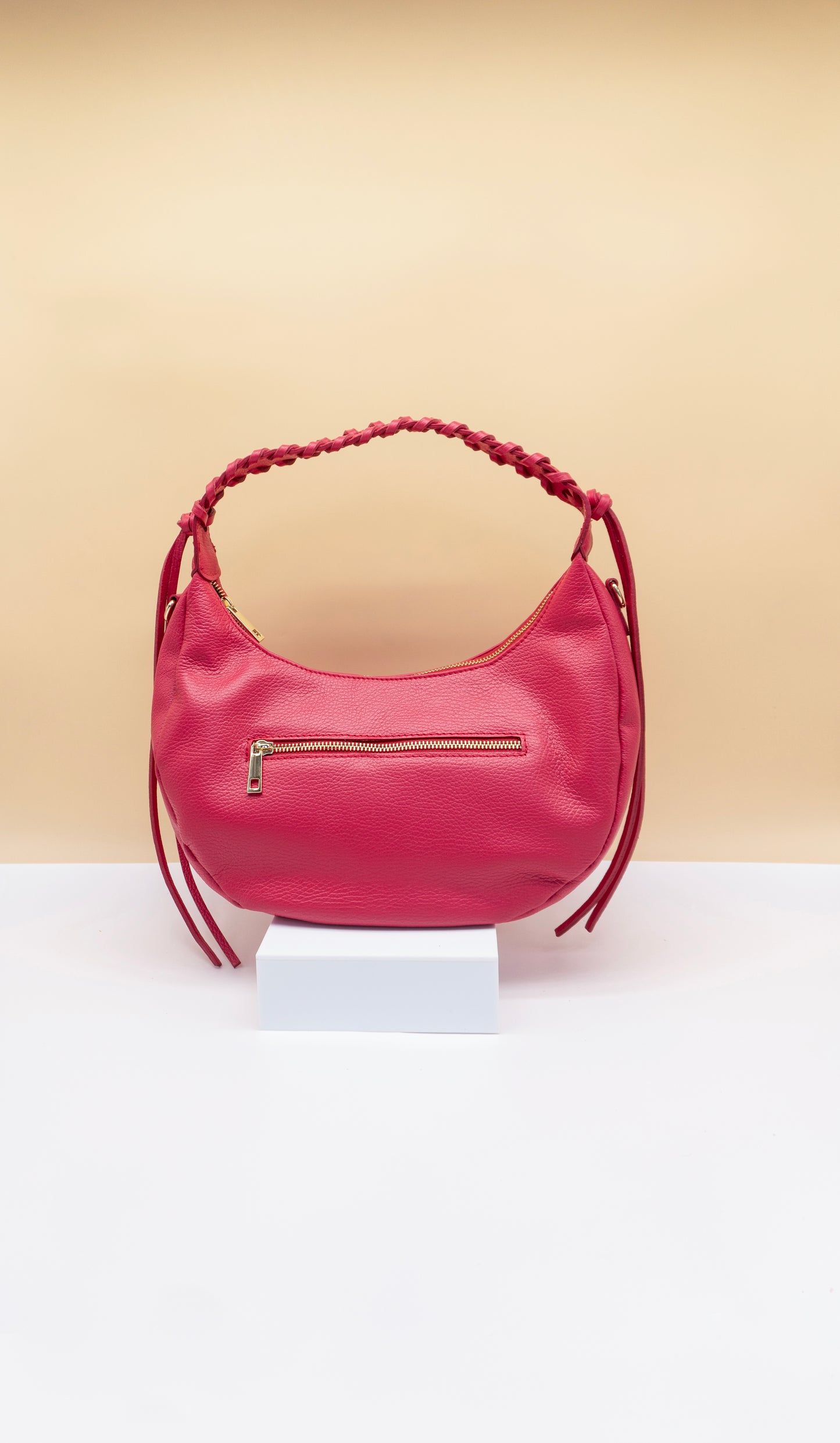 Winnie Whipstitch Hobo Italian Leather Bag