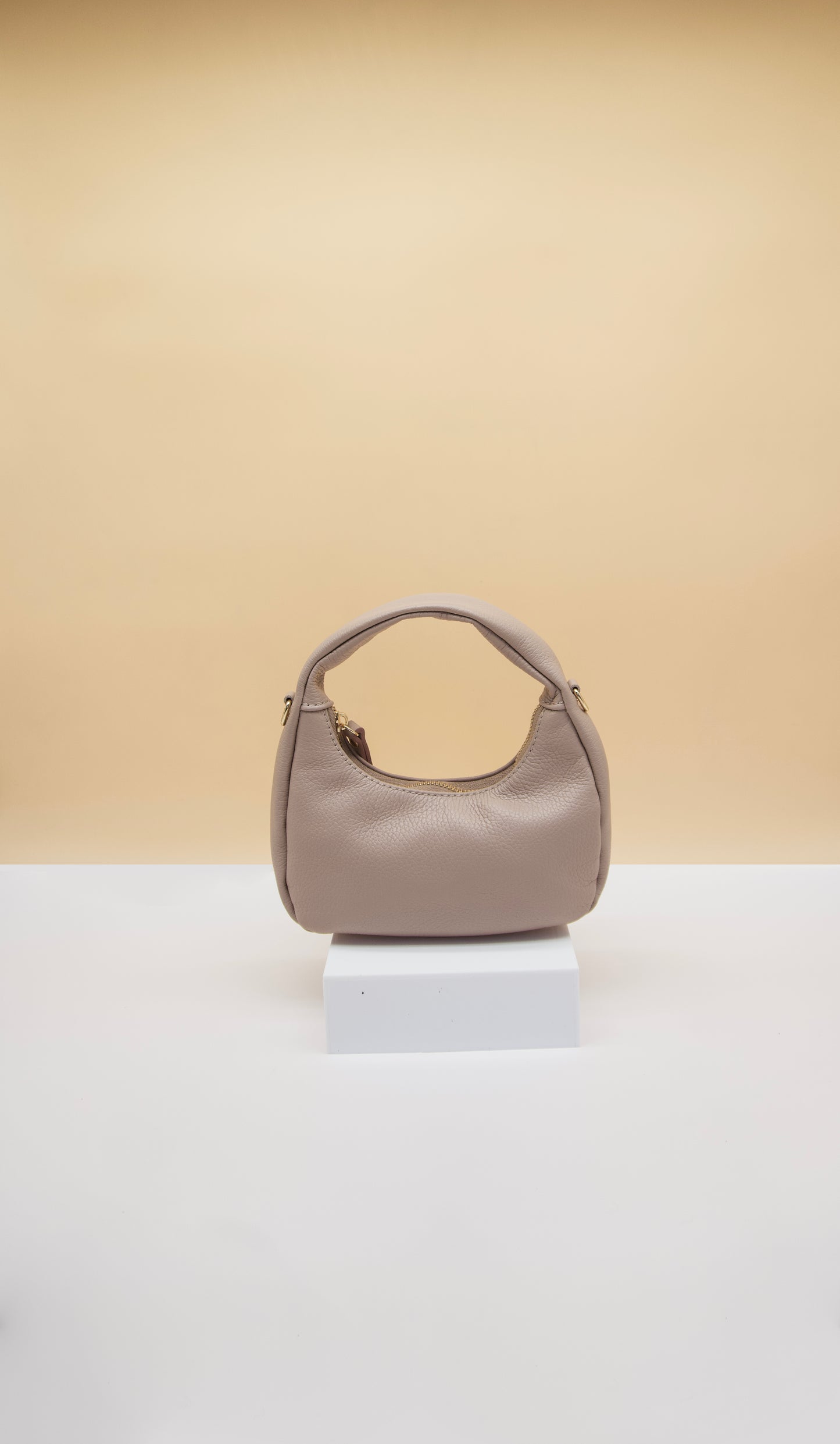 Zita Mini Cresent Italian Leather Bag