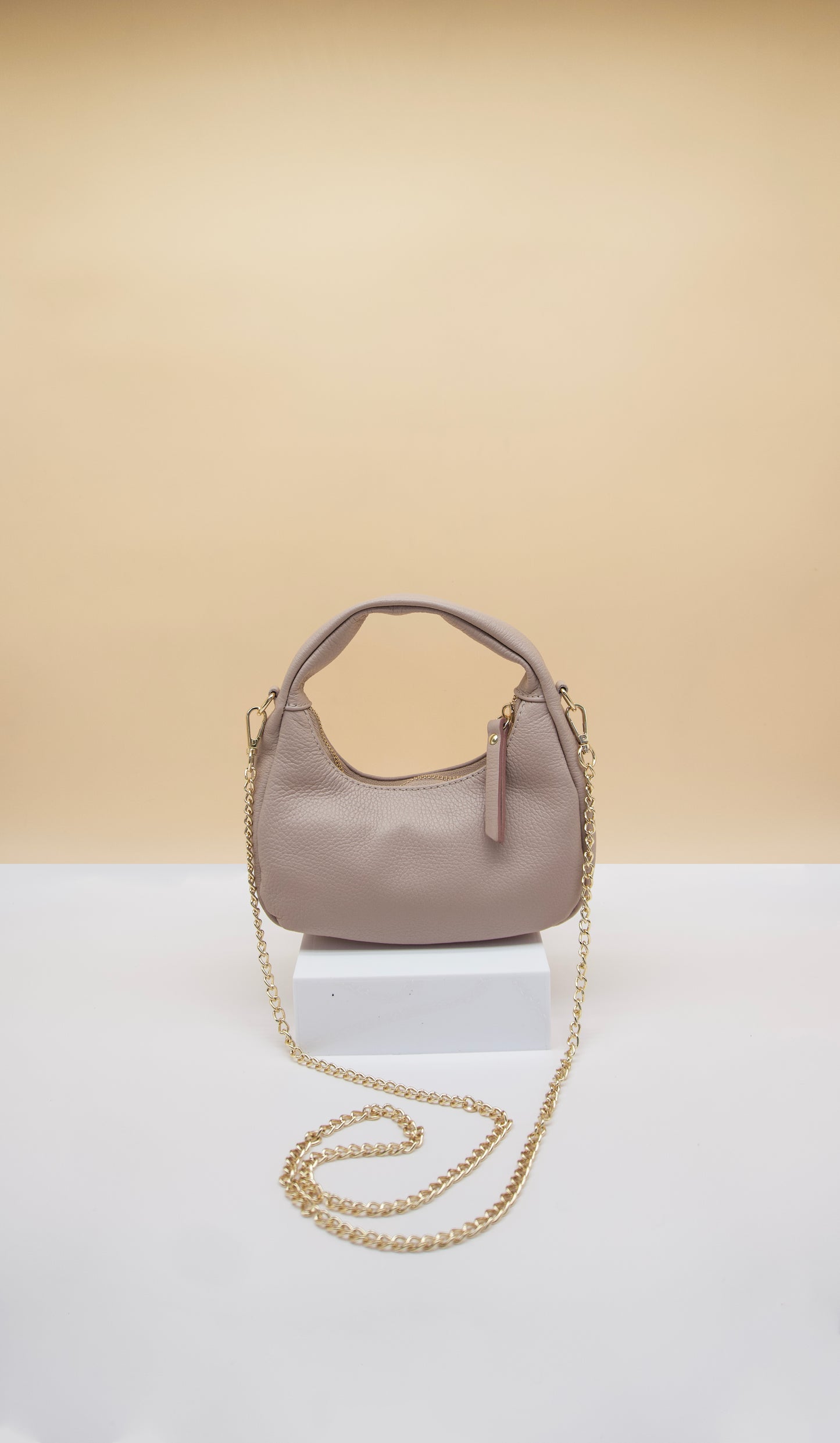 Zita Mini Cresent Italian Leather Bag