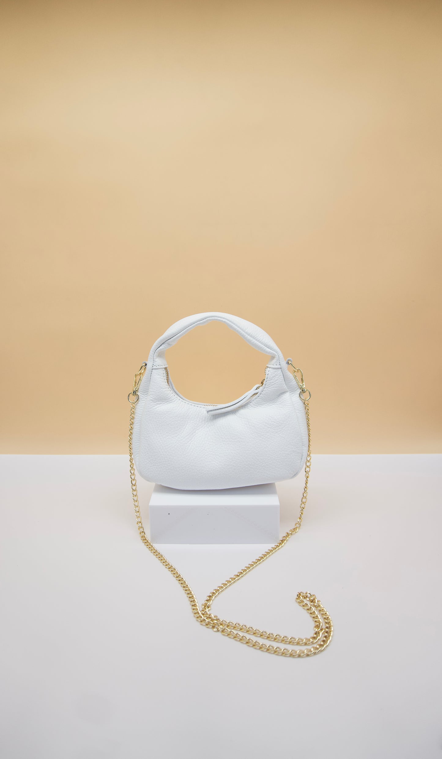 Zita Mini Cresent Italian Leather Bag