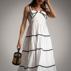 trim dress 