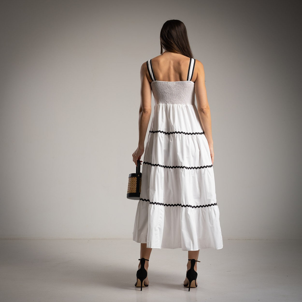 white cotton dress back 