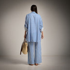 blue stripe shirt 