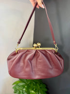 Carmella Oversized Kiss Lock Bag