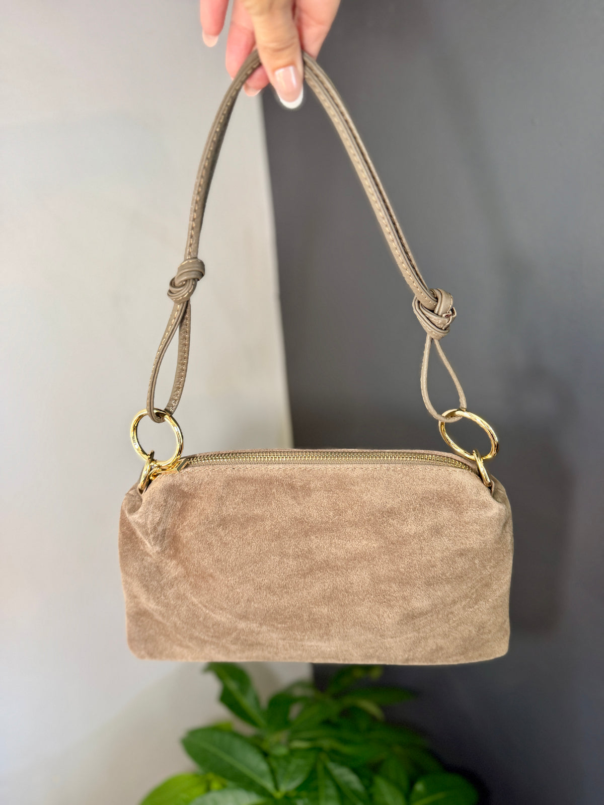 Liliana Italian Suede Slim Bag