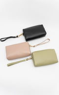 Patrizia Italian Leather Pouch Wristlet