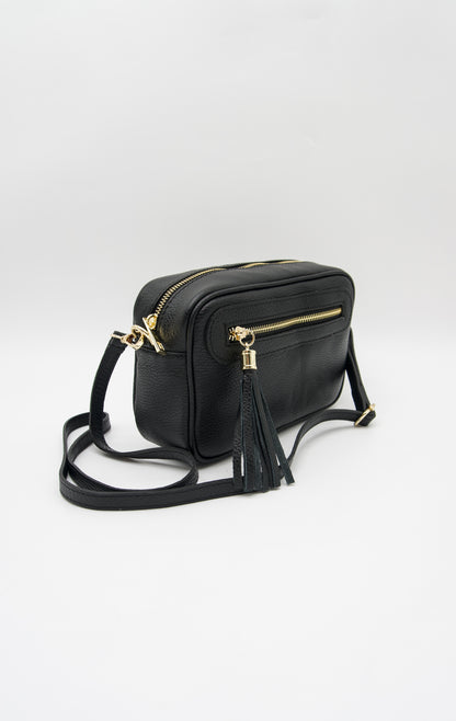 Cecilia Italian Leather Camera Bag