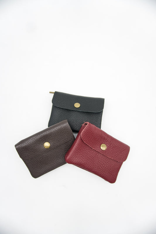 Chiara Italian Leather Snap Wallet