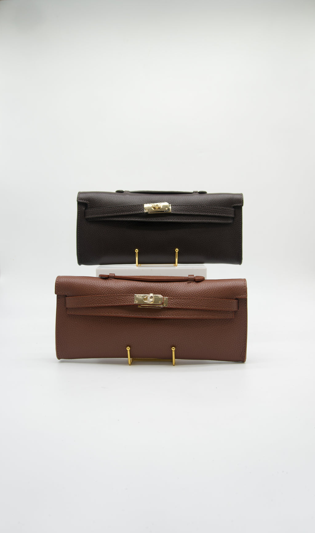Rosalba East West Leather Clutch