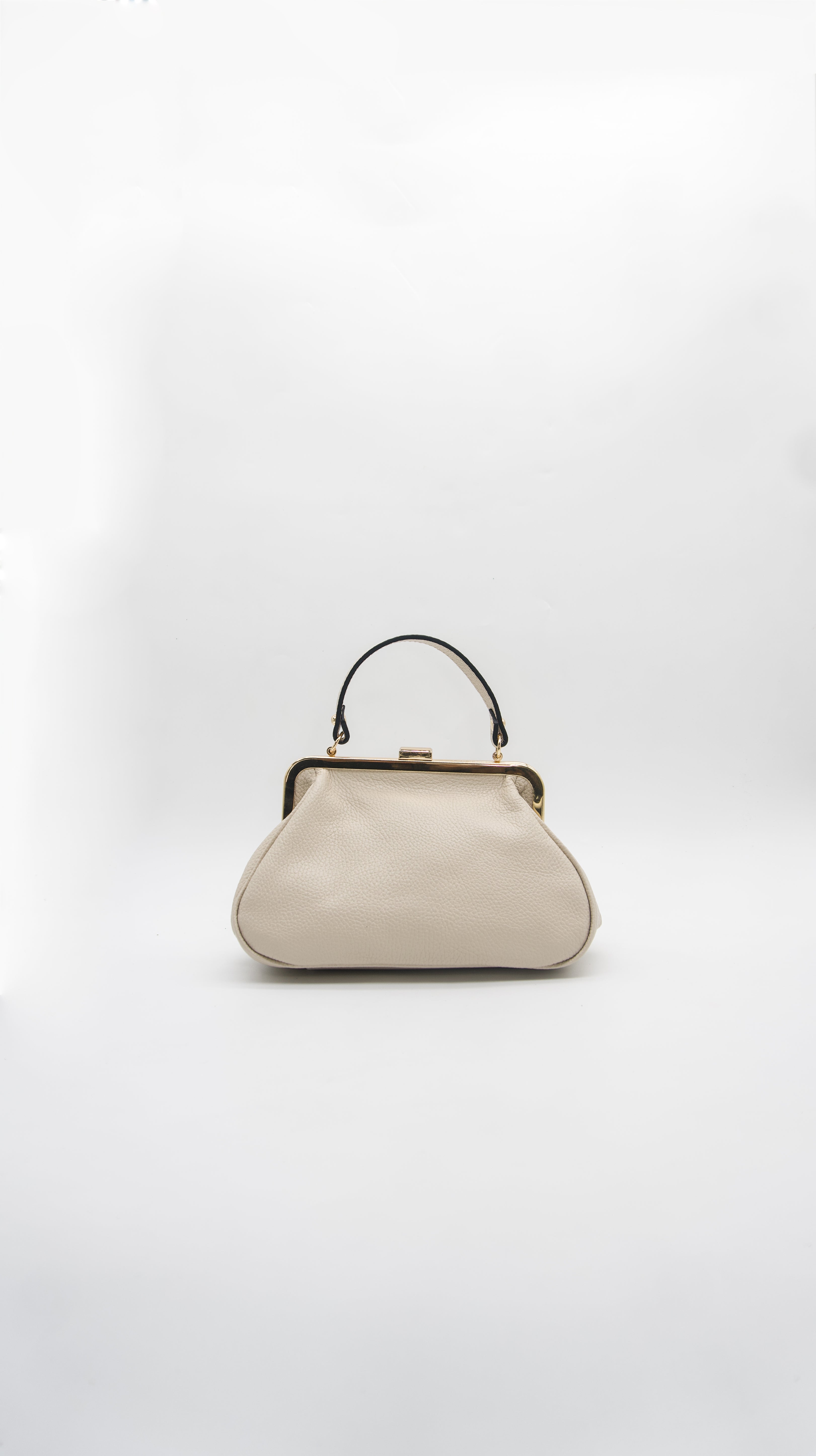 Caterina Kiss Lock Top Handle Bag