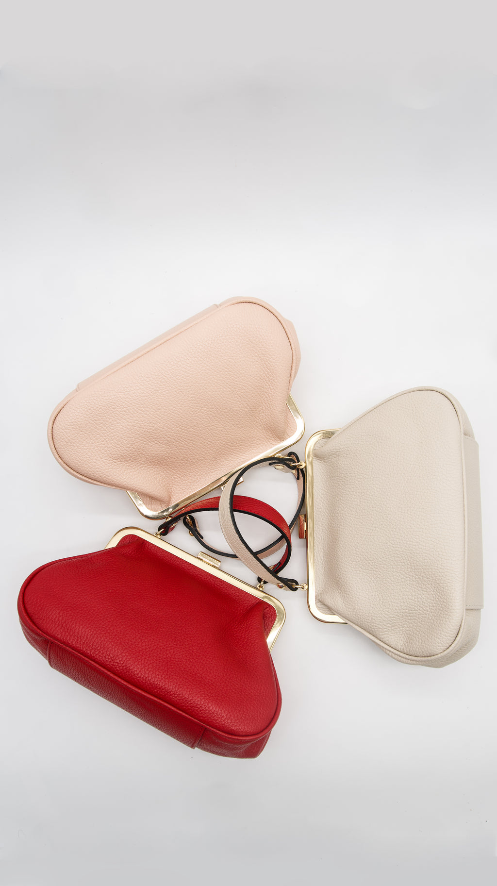 Caterina Kiss Lock Top Handle Bag