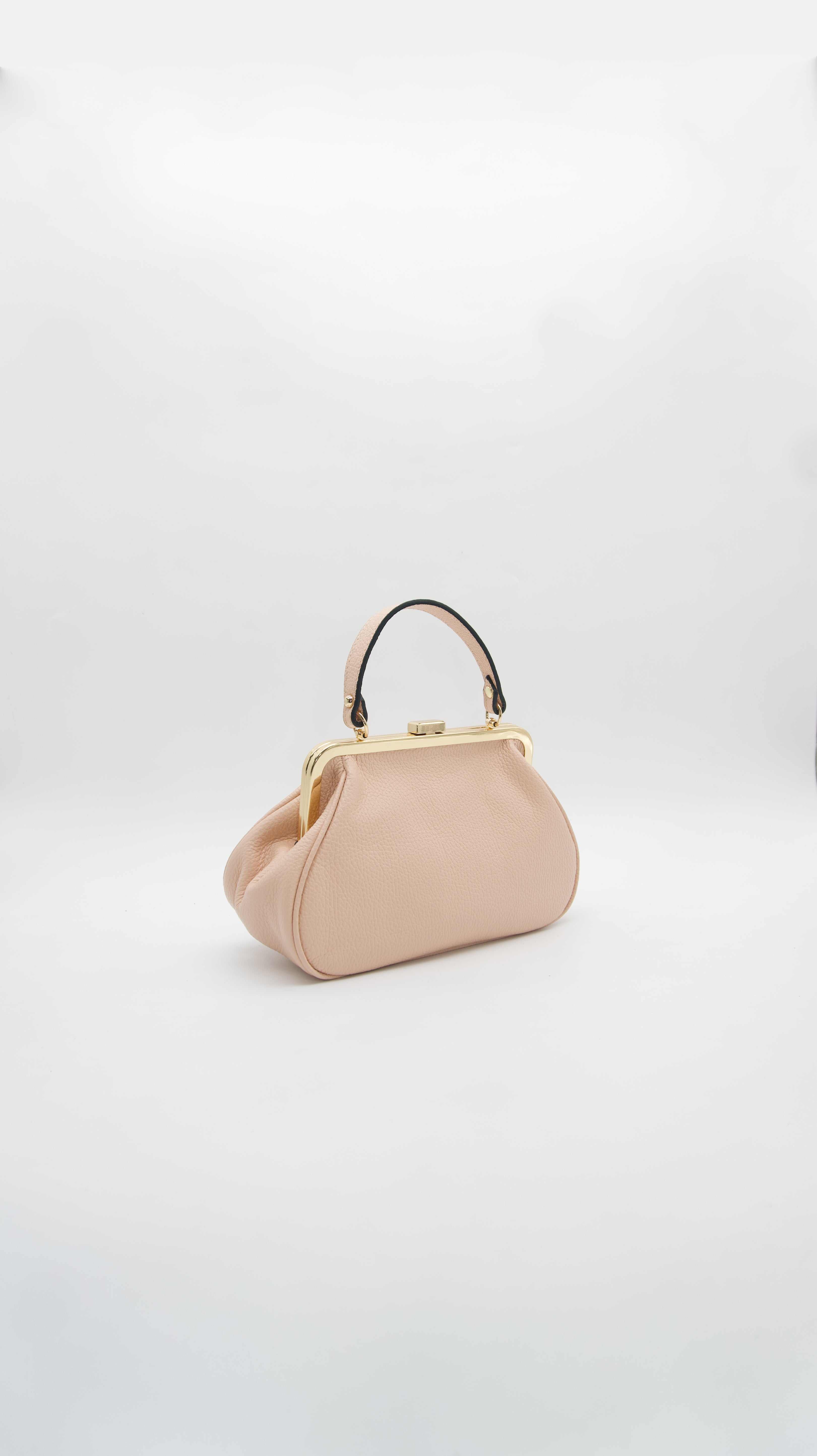 Caterina Kiss Lock Top Handle Bag