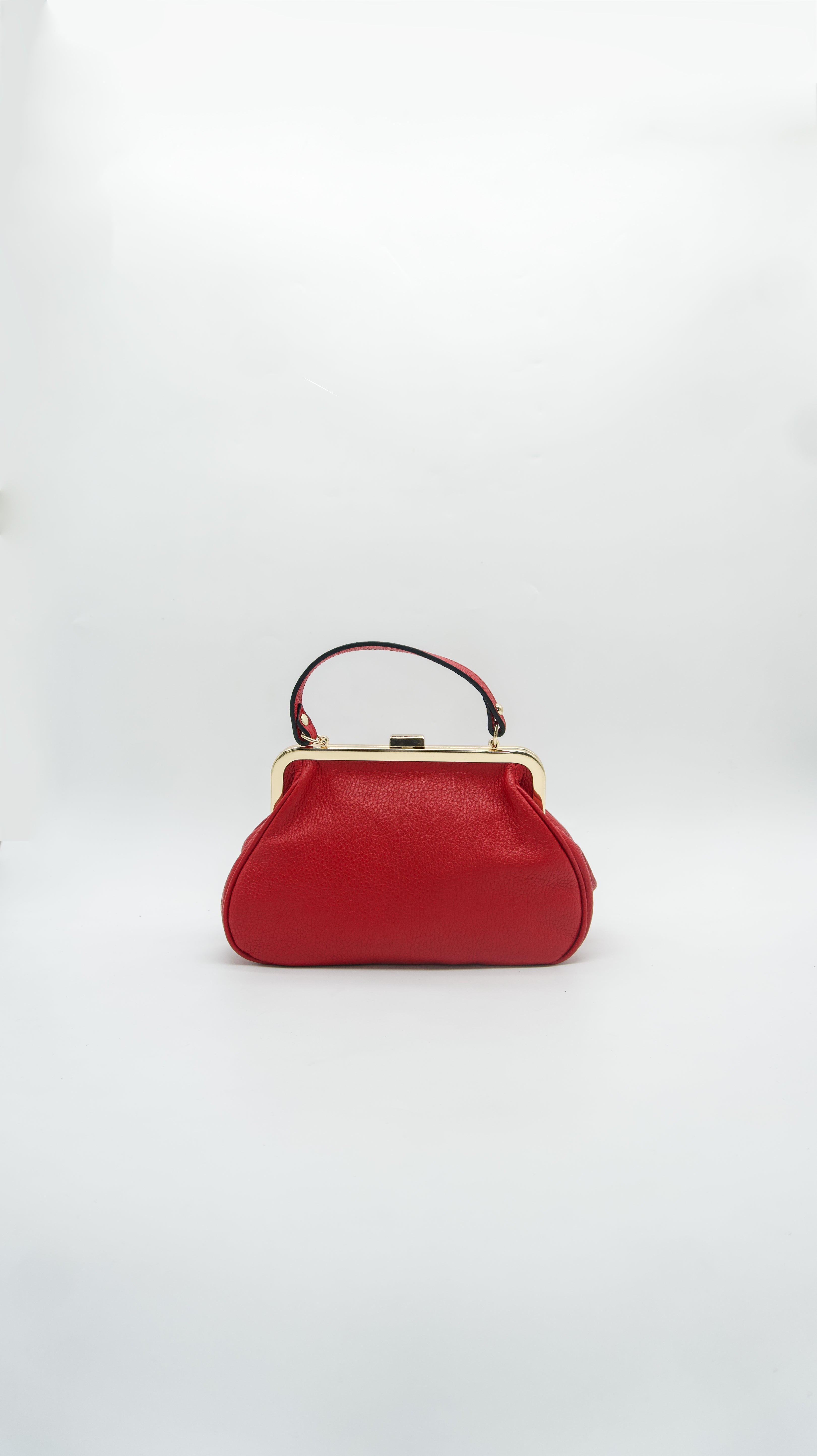 Caterina Kiss Lock Top Handle Bag