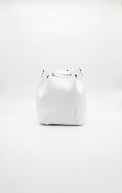 Eli Italian Leather Bucket Bag