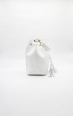 Eli Italian Leather Bucket Bag