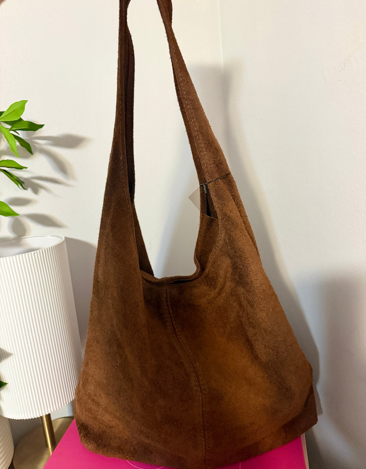 Giovanna Italian Suede Hobo Bag