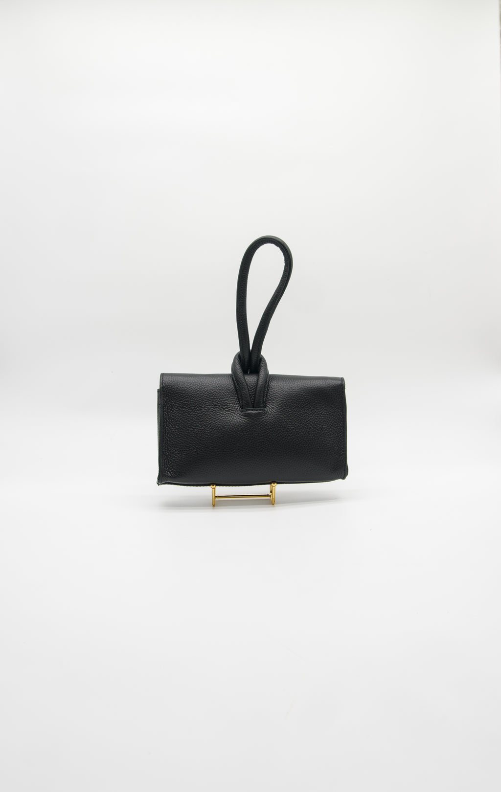 Giselle Top Handle Leather Clutch