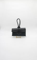 Giselle Top Handle Leather Clutch