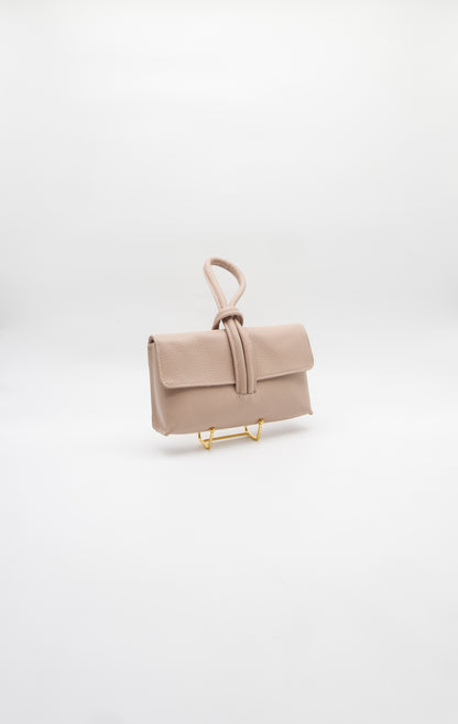 Giselle Top Handle Leather Clutch