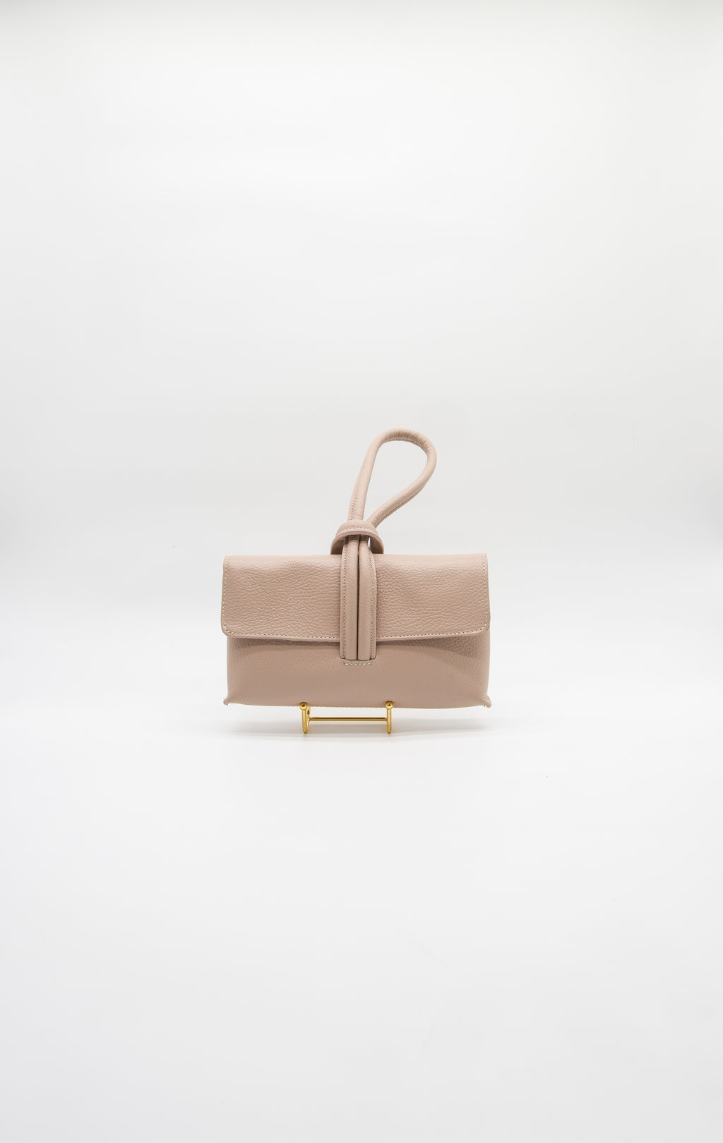 Giselle Top Handle Leather Clutch