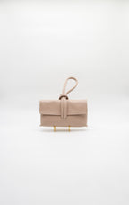 Giselle Top Handle Leather Clutch