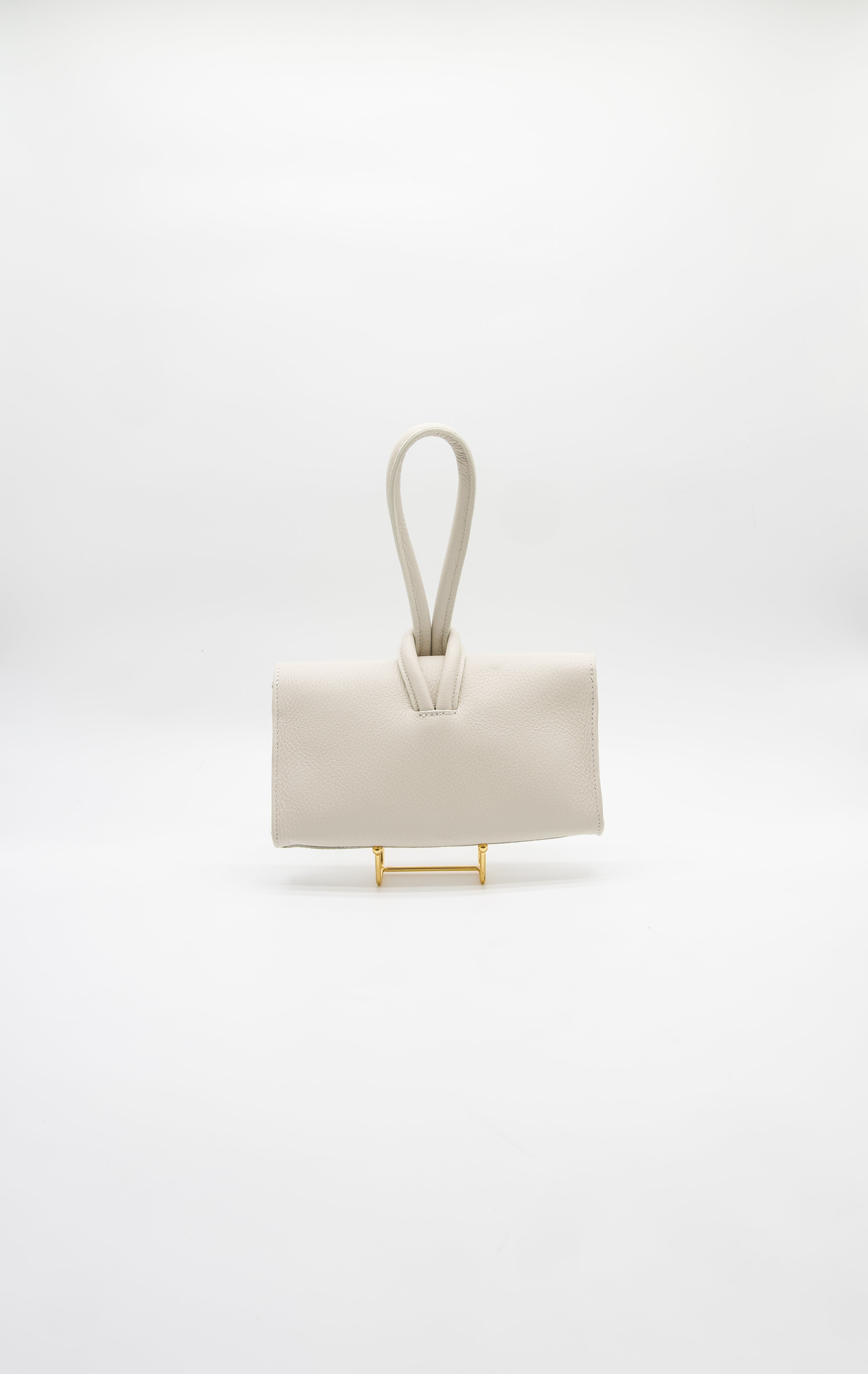 Giselle Top Handle Leather Clutch