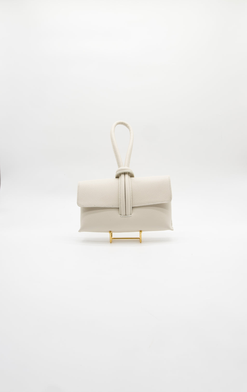 Giselle Top Handle Leather Clutch