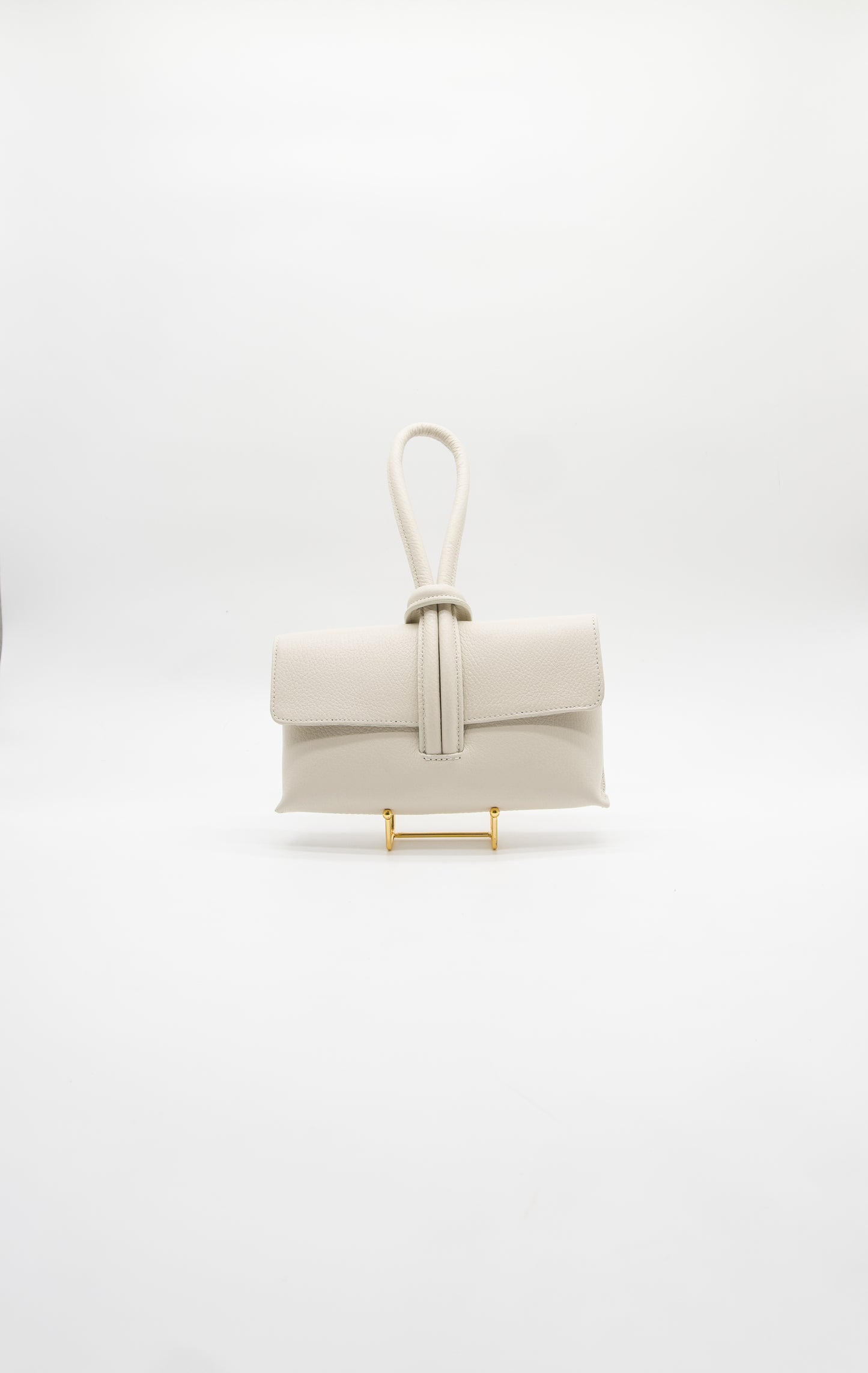 Giselle Top Handle Leather Clutch