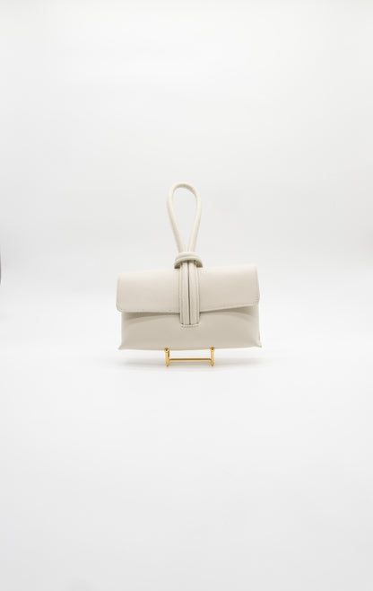 Giselle Top Handle Leather Clutch