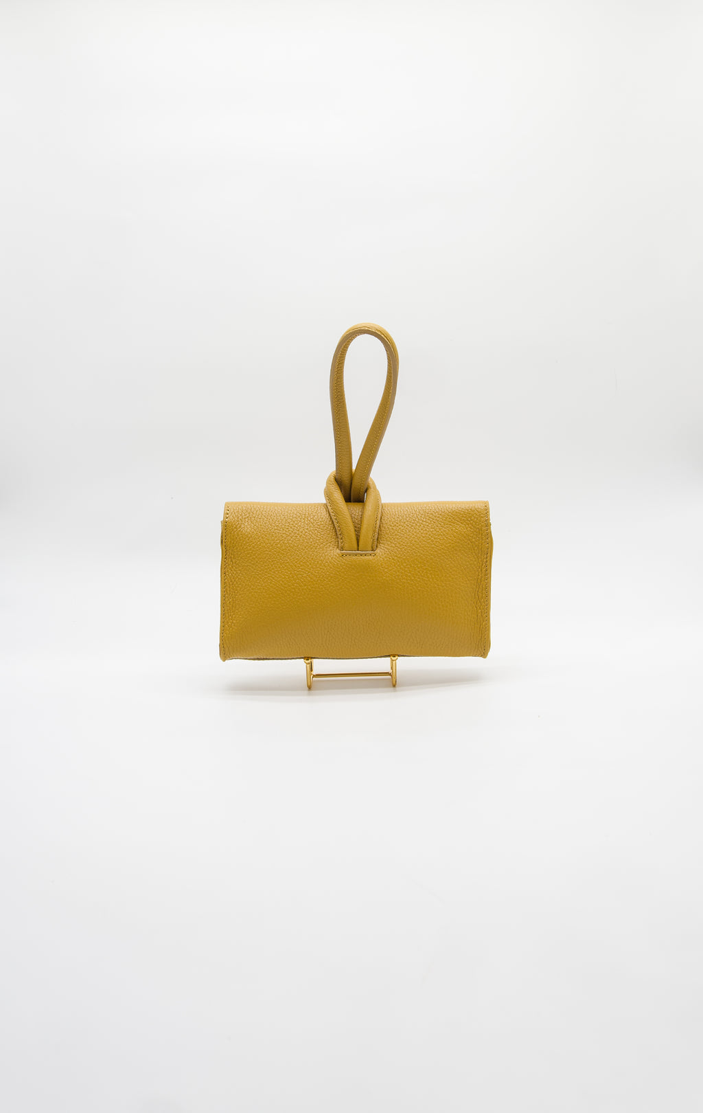 Giselle Top Handle Leather Clutch
