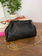 Adelina Kiss Lock Clutch Bag