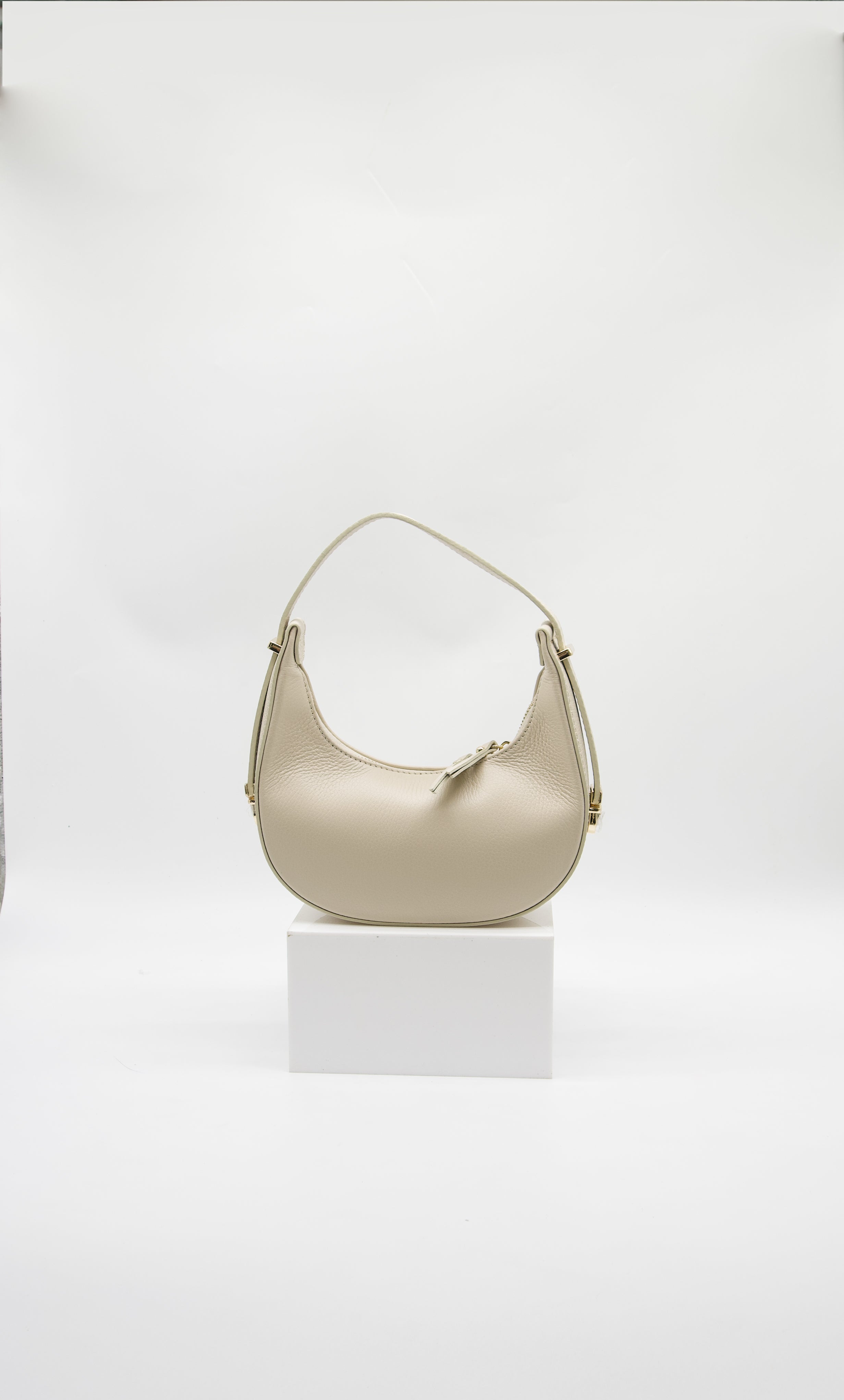 Pia Italian Leather Crescent Bag